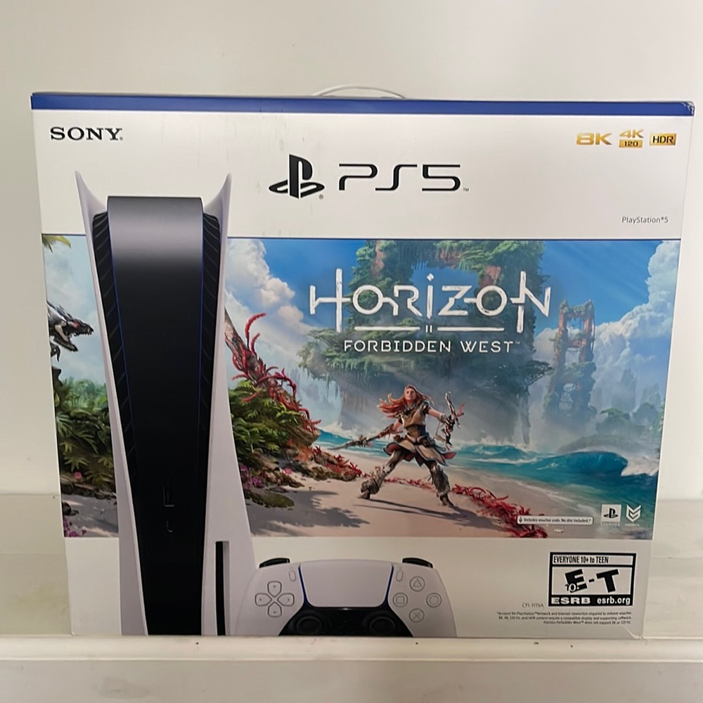 PlayStation 5 Horizon bundle pack.